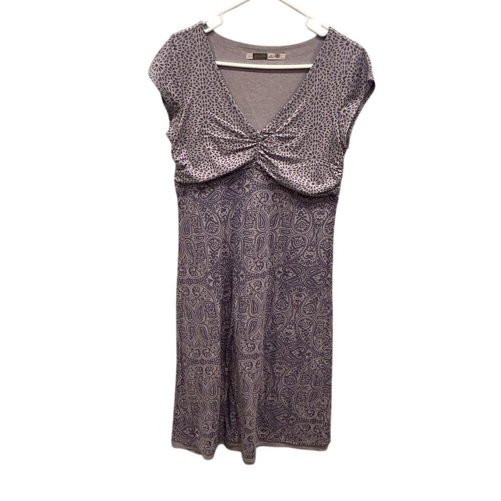 Athleta Womens Babydoll Dress Size ST Small Tall Purple Outdoor‎ Hiking Casual
